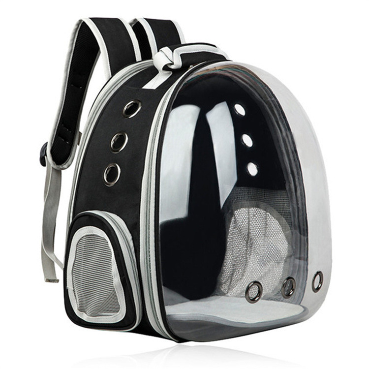 Portable breathable backpack dog bag